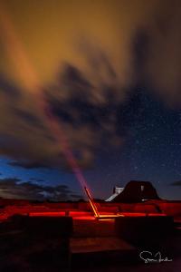 Pecos Mission - Kiva night view - Stan Ford